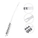 OUNONA 2pcs Rolling Washing Machine Brush Dryer Vent Cleaner Brush Soft Bristle