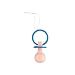 Jumbo Plastic Pacifier (Blue) Party Accessory