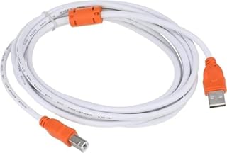 كابل طابعة USB 2.0 ذكر إلى للماسحات الضوئية - الطابعة متوافق مع جميع الأجهزة والعلامات التجارية - لون عشوائي 3 متر