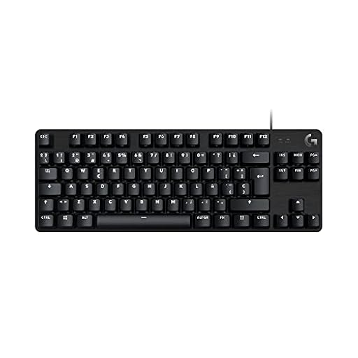 Logitech G G413 TKL SE Teclado Mecánico Gaming - Teclado Compacto Retroiluminado con Interruptores Mecánicos Táctiles, Anti-Ghosting, Compatible con Windows, macOS, Disposición QWERTY Español - Negro | Ya disponible en tu tienda friki favorita! En mundofriki.es!