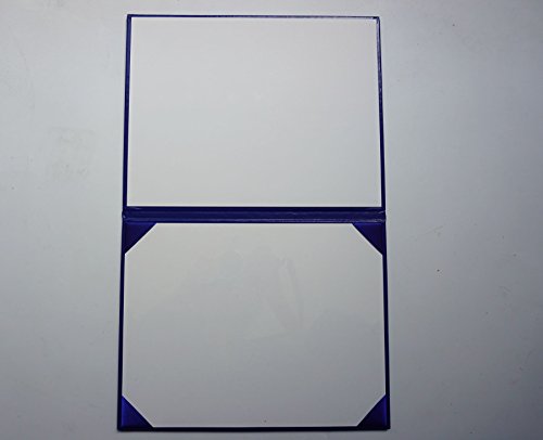 Certificate Cover Imprinted"Diploma Of Graduation" Smooth Diploma Cover 8.5" X 11" Grad Days (Royal Blue) #TOP2