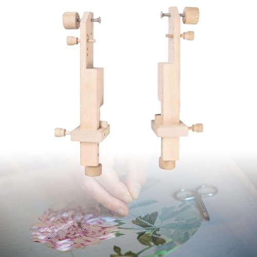 Soporte de madera para bastidor de bordado que alivia el dolor de espalda 5