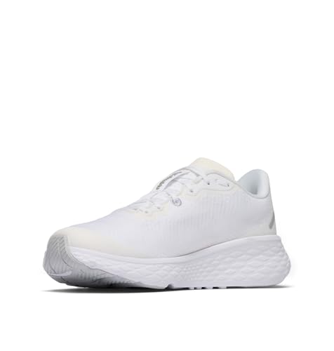 Columbia Columbia Women's Konos Featherweight Running Shoe, White/Grey Ice, 9 Wide