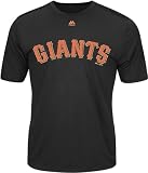 San Francisco Giants Cool Base Performance Short Sleeve Shirt - Black (US, Alpha, Medium, Regular, Regular, Black)