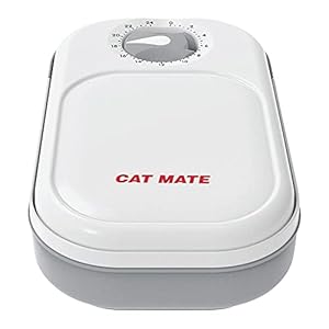 Kerbl 80895 Cat Mate Automatischer Futterspender 1 Mahlzeit, 0.295 kg, White
