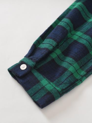 Latuza Women's Long Flannel Nightgown Long Sleeve Floor Length4