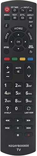 Aurabeam Control Remoto Compatible con Panasonic TX-49EX633E Televisión/TV