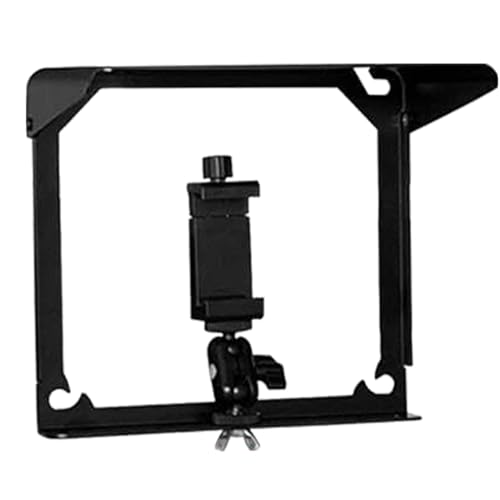 Dinchaakuarry Soporte para Teléfono Móvil En - Soporte con Sombra para - Soporte Estable Antideslumbrante para Transmisión De Tenis Fútbol Y Deportes En Estadio Exterior