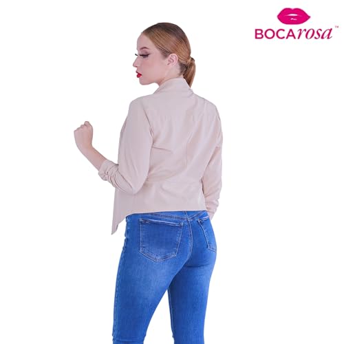 Blazer Long Sleeve Women Casual Business Open Front Long Sleeve Work Office Blazer Jacket Fashion Ladies Trendy2
