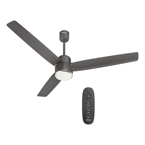 Image of Havells FAB BLDC Underlight 1200 mm Ceiling Fan| 5 Star| Upto 65% Saving| Air Delivery: 235 cmm|Low Wattage: 30W| Low Noise|4 Speed Mode| 380 RPM| 2 Years Manufacturer Warranty (Cocoa Brown)