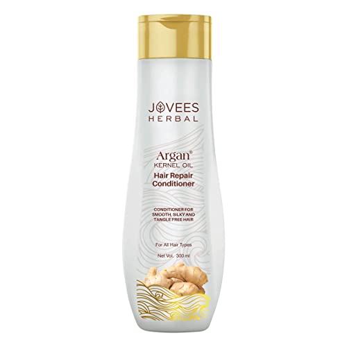 Image of JOVEES Herbal Argan Kernel Oil Hair Repair Natural Conditioner For Smoothens, Silky And Tangle Free Hair For All Hair Types 300Ml, 1 Count