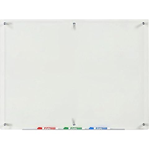 Clear Glass Dry-Erase Board - 35 1/2" x 47 1/4" - 90 x 120 cm Cover