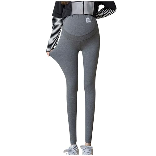 Maternity Workout Leggings Over The Belly Pregnancy Yoga Pants Full Length Running Pants Pregnancy Stretchy Tights