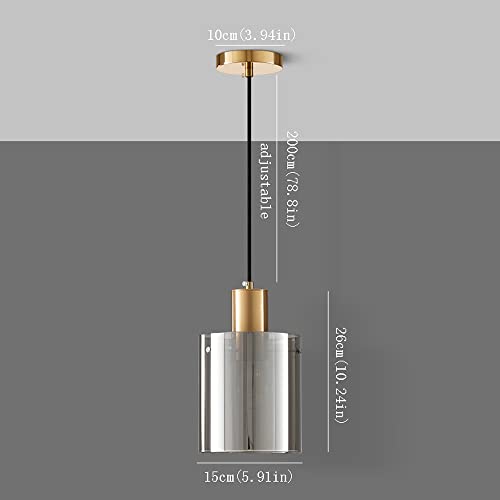 Lampe à suspension réglable E27 pour optimiser l'espace - 8