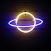 LCCDSD Luci Esterne UFO Universo Pianeta Astronave Forma al Neon Segni Luci Wall Art Colorful PORTATO Lampada da Notte Bambini Regalo per Bambini Decorazione della Festa della Casa Tiktok Lantern