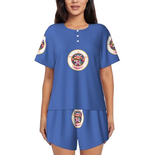 Pijama de Minnesota para mujer ideal para noches calurosas de verano