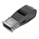 KOSDFOGE Silbato, Silbato Deportivo, Silbato Crasp Ajustable Respetuoso con el Medio Ambiente Silbato Deportivo para Fútbol Baloncesto Voleibol(Black)