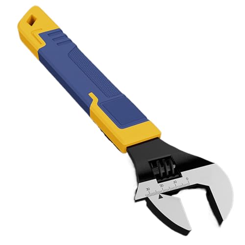 Llave ajustable genérica, para ajustar, Span de apertura de mandíbula ajustable | Gran herramienta Spanner de baño con un agarre antideslizante para el mantenimiento de la motocicleta