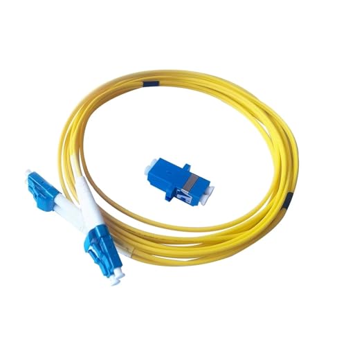 Câble d'extension FTTH LC/UPC LC/UPC 3m monofibre OS2 LSZH blanc pour fibre optique intérieure