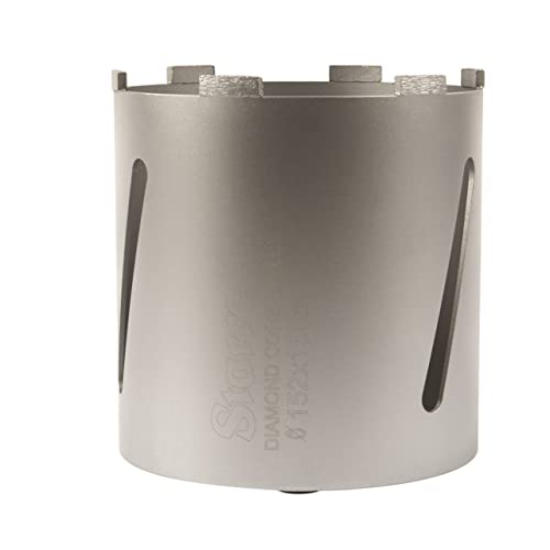 Starrett Diamond Dri-Core Drills - BMC152 Dry Cutting Core Drill - For Brick Blocks Granite Masonry - 152 mm 1 Starrett Diamond Dri-Core Drills - BMC152 Dry Cutting Core Drill - For Brick Blocks Granite Masonry - 152 mm