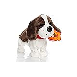 Roboter Spielzeug Hund Elektronische Hund Spielzeug Plüsch Stofft Tier Hund Spielzeug Interaktives Welpen Plüsch Animierter Hund (Farbe: a) kangdongxu (Color : A)