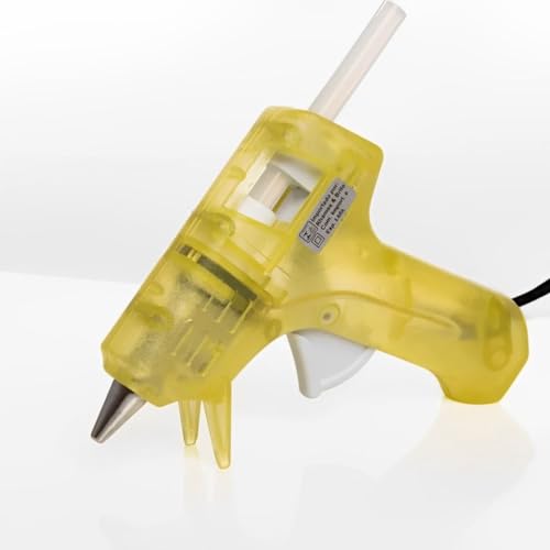 Pistola De Cola Quente Rhamos E Brito Amarela (8w/20w) Cor Amarelo 110v/220v