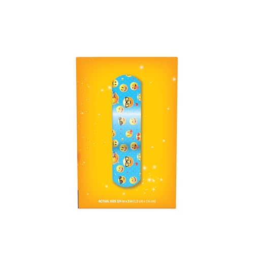 Stat Strip Kid Design (Emoji Fun) Plastic Adhesive Bandage Sterile .75 x 3 100 per Box