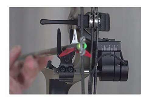 Ripcord Rest Max Black Drop-Away Micro Adjust Left Hand Lightweight Aluminum Arrow Rest #TOP3