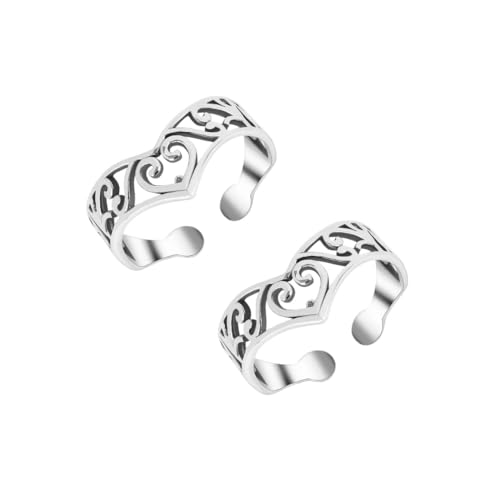 Image of ROOVI 925 Sterling Silver BIS Hallmarked Toe Ring I Gifts for Girlfriend, Gifts for Women & Girls| With Certificate of Authenticity and 925 Stamp