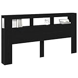 【Style moderne élégant】 Cette tête de lit LED mélange parfaitement design moderne et praticité, devenant un point central dans ta chambre. Fabriquée avec du bois d'ingénierie, elle a des lignes élégantes et épurées qui vont avec plein de styles de déco. La finition brillante ajoute du charme, faisant de ta chambre un vrai cocon moderne.