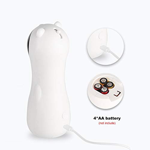 DECDEAL Brinquedo a laser Cat, Ponteiro Laser Rotativo Automático para Gatos, Ferramenta Chaser de E