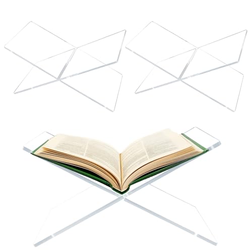 Présentoirs pour manuels et grands supports de livres acrylique transparent