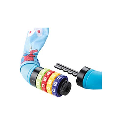 FISCHER Kinder Kettenschloss Zahlen Boys, L&auml;nge: 65 cm, 85895, Blau - Autos, M