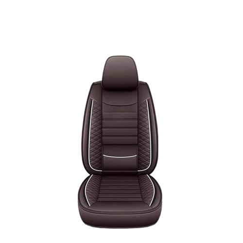 Housses de siège auto en PU marron pour Fabia 2 Peugeot 307 HB20 Vitara
