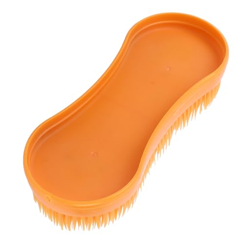 Escova de limpeza de cavalos, pente ergonômico macio para cuidados com animais de estimação