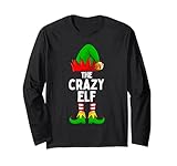 Photo Gallery crazy elf matching family christmas maglia a manica Photo Gallery crazy elf matching family christmas maglia a manica