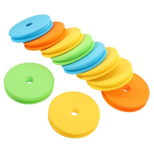 YARNOW 10Pcs Large Fishing Line Spools Foam Holders in Random Colors for Management and Organization for Fishing Enthusiasts