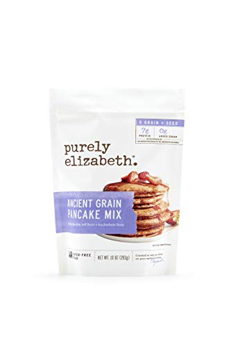 Purely Elizabeth Ancient Grain Pancake Mix, Certified Paleo & Gluten-Free - Alternative Gluten-Free Flour - Non-GMO & Dairy Free - 10oz