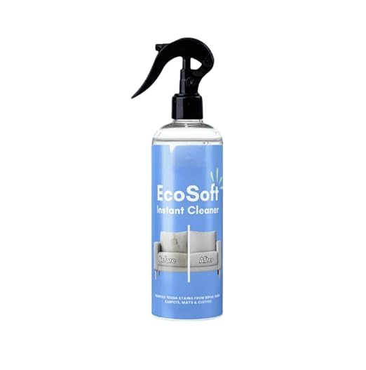 Image of Ecosoft Upholstery Cleaner 500 ml - Powerful, Fast-Acting, and Safe Fabric Stain Remover Spray for Sofas, Chairs, Car Seats, Cushions, Curtains, Mattresses, Fabric Car Interior