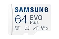 SAMSUNG EVO Plus Gen2 64GB w/SD Adaptor Micro SDXC, Up-to 160MB/s, Expanded Storage for Gaming Devices, Android Tablets and Smart Phones, Memory Card