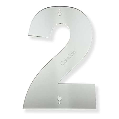 CAKESAFE Number 2 Acrylic Template