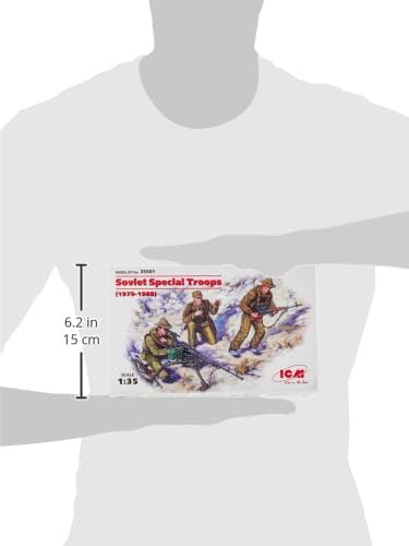 Miniatura 6 de ICM Modelos Soviético-Afganistán Guerra Soviética Troops Special Building Kit