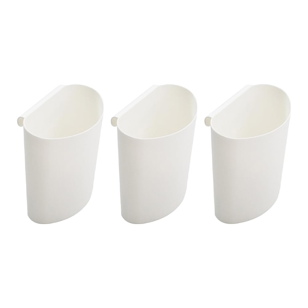 Healvian Hängender Aufbewahrungskorb 3Er Set Aufbewahrungsbecher Für Rollwagen Hängebecher Für Servierwagen Kunststoff 12.00 X 11.70 X 7.00 Cm Für Küche Haushalt Und Badezimmer