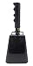 9.6 inch Black Bell Black Handle Cowbell with Stick Grip Handle Used for Cheering at Sporting Events - Cow Bell by Stewart Trading™