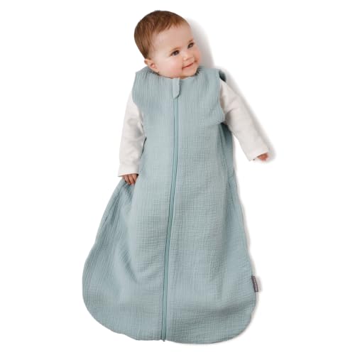 LaLoona Sommerschlafsack Mull, ärmellos - Mint - 110 cm – Ansicht 1