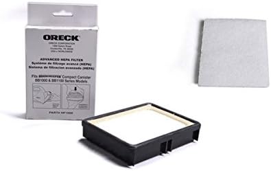 TVP Replacement Part for Buster B Models BB1000DC, BB1200DB, BB1200DBB Hepa, Exhaust and Secondary Filter Kit