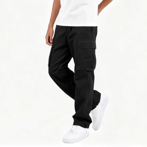 Cargo Sweatpants for Boy Relaxed Fit Elastic Waist Hiking Cargo Pants - image 7