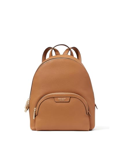 Kate Spade New York Womens Hudson Pebbled Leather Medium Backpack Bungalow One Size