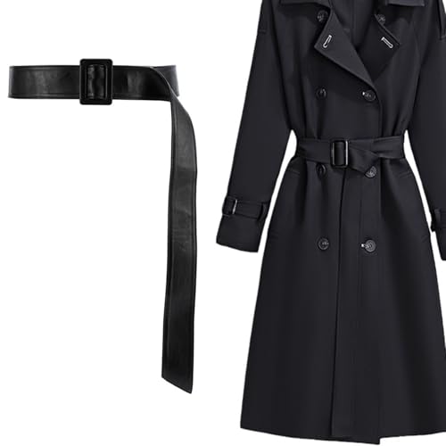 Adjustable PU Leather Cuff Straps for Women Men Trenchcoat Replacement Cuff Belt for Outerwear Coat Sleeve Cuff Band Soft Leather Belt2