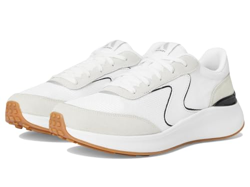 Skechers Womens BLVD Retro Revival White Black 9 Medium